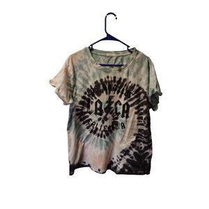 Occasion 2X Los Angeles California Tie Dye Short Sleeve Shirt